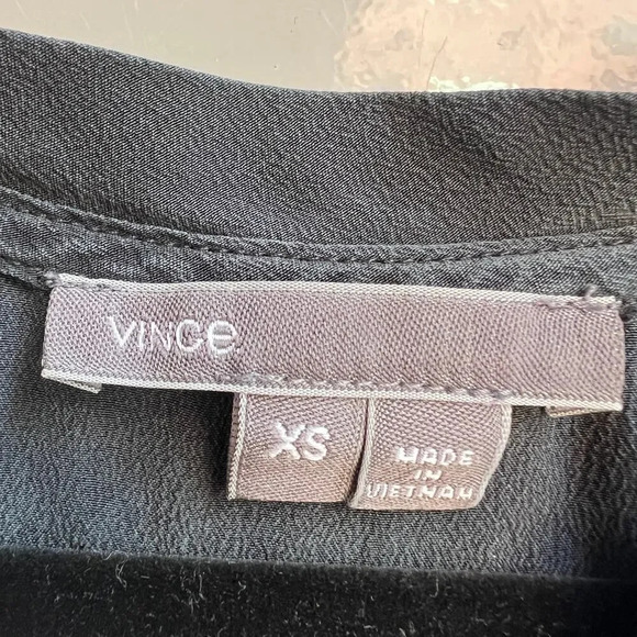 Vince Heather Gray & Black Colorblock Tank Size XS - Picture 4 of 5